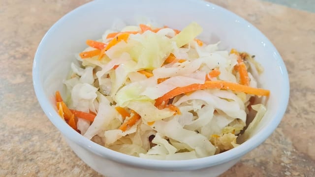 Steamed Cabbage.