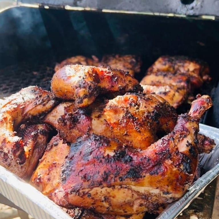 Delicious Jerk Chicken Awaits