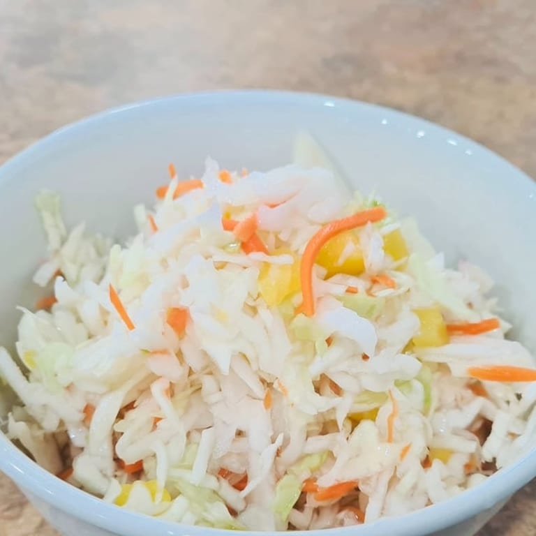 Savor Our Fresh Coleslaw